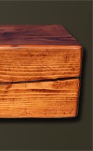 Our reclaimed wood mantels
